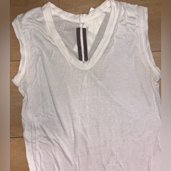 Rick Owens long white tee - Picture 4 of 5